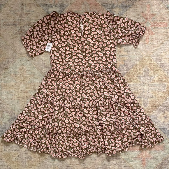 NWT and BOGO!! Kidpik Brown Daisy Ruffle Tiered Dress - Picture 9 of 10